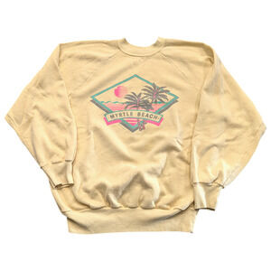 80's Myrtle Beach Sunset Crewneck Sweatshirt
